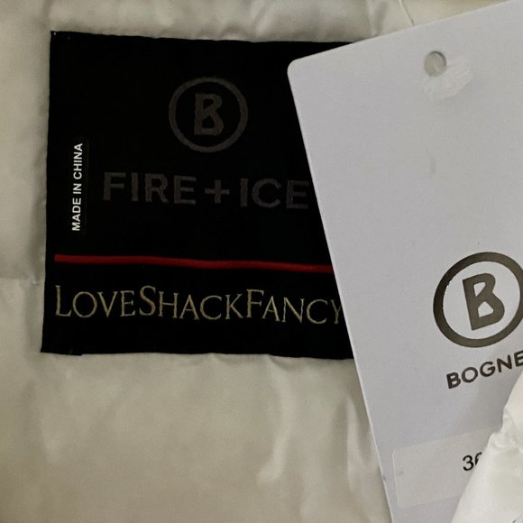 ✨HP✨LoveShackFancy x Bogner Sella D Jacket NWT - Picture 12 of 13